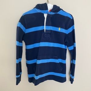 Ralph Lauren Hoodie Button with Stripes Just Dry-cleaned!